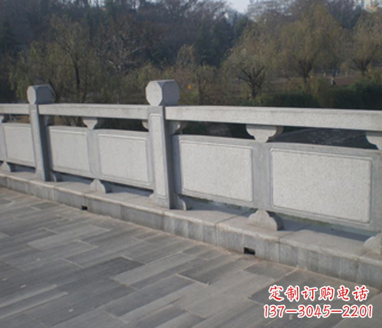 陕西园林仿古石栏板景观石雕 (7)