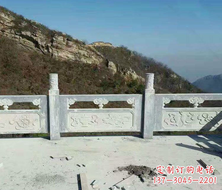 陕西园林仿古石栏板景观石雕_2 (3)