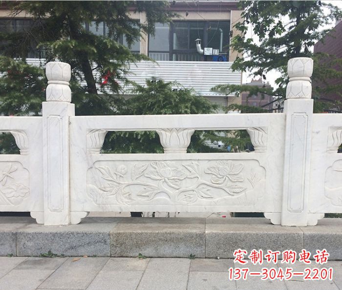 陕西园林景观大理石浮雕栏板 (2)