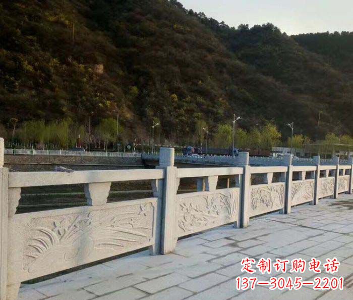 陕西园林景观大理石浮雕栏板