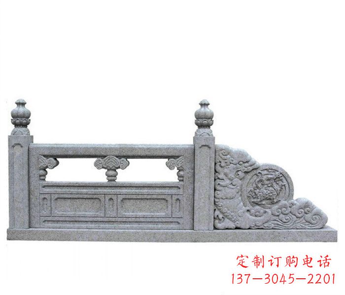陕西园林景观大理石栏板雕塑 (2)