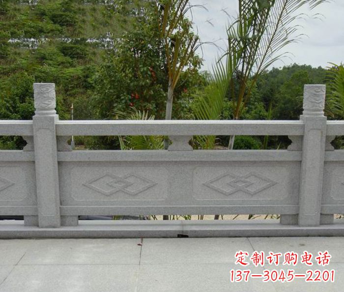 陕西园林景观大理石栏板雕塑 (3)