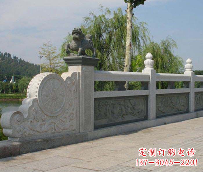陕西园林景观大理石栏板雕塑