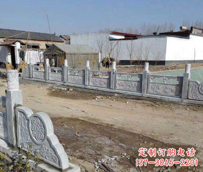 陕西园林景观仿古栏板石雕