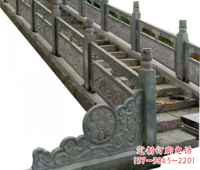 陕西园林景观仿古石雕栏板 (4)