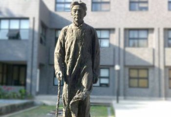 陕西校园名人徐悲鸿雕塑