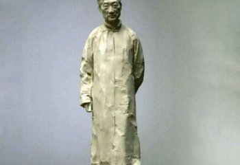 陕西徐悲鸿雕塑像石雕历史名人雕像