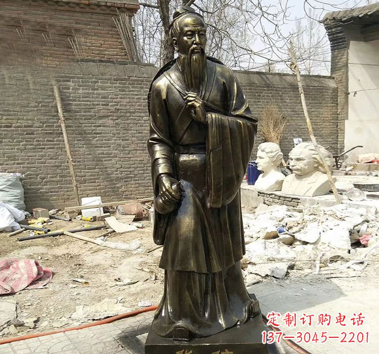 陕西铸铜古代名医华佗